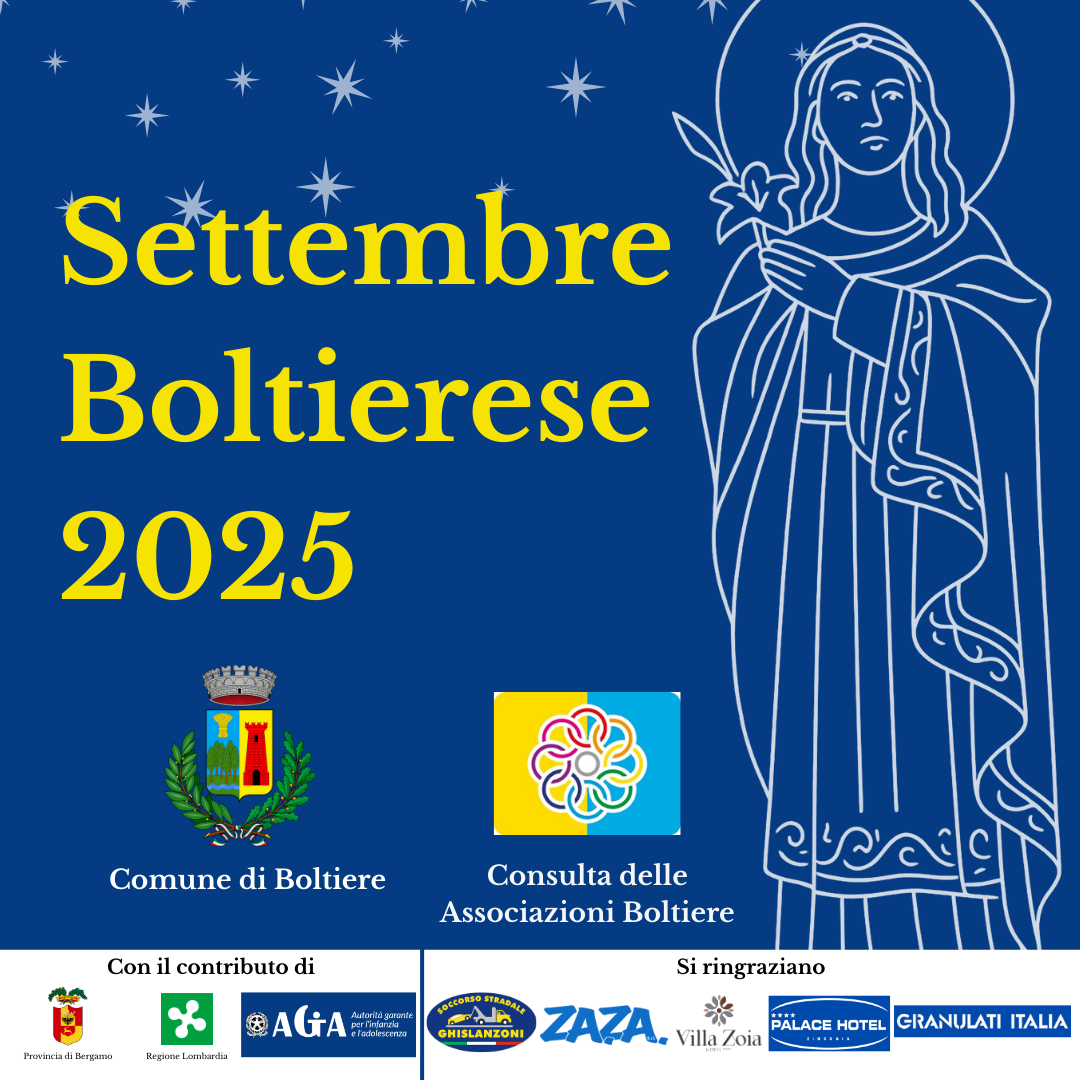 Immagine che raffigura Settembre Boltierese 2025: un mese di cultura, musica e tradizione